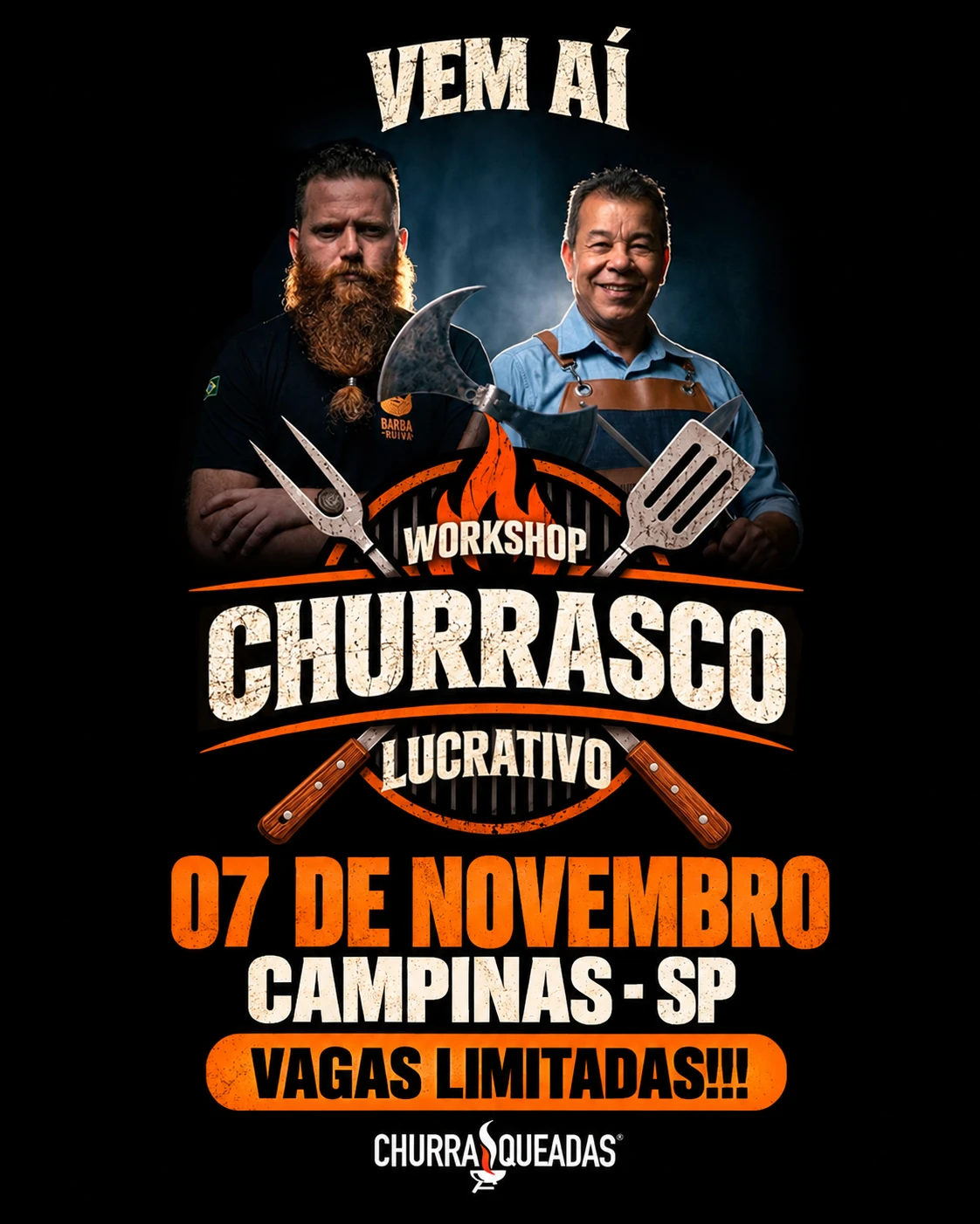 Workshop Churrasco Lucrativo - 07 de Novembro, Campinas SP